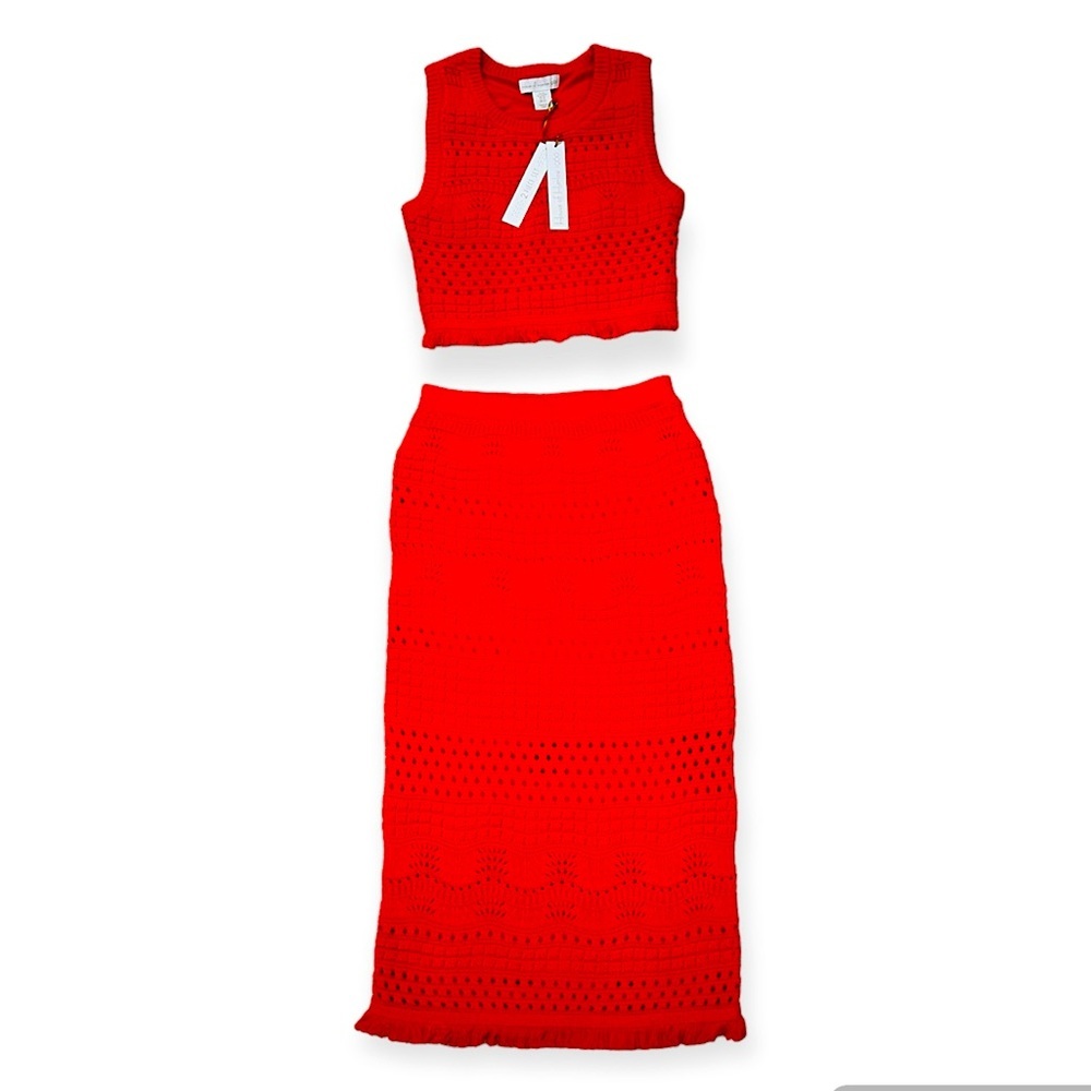 NWT House of Harlow 1960 Crochet 2 Piece Set- Size XS